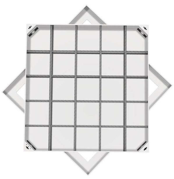 三山不锈钢方井展示